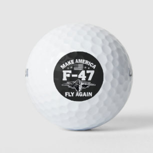 Machen Sie Amerika F-47 Fly wieder 4. Juli Golfball