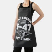 Machen Sie Amerika F-47 Fly wieder 4. Juli Schürze (InSitu)