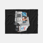 Machen Sie Amerika Garbyge wieder groß Trump Garge Fleecedecke (Vorderseite (Horizontal))