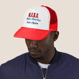Machen Sie Amerika gesundes wieder MASA Truckerkappe