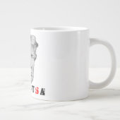 Machen Sie Amerika groß wieder Jumbo-Tasse (Rechts)