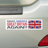 Machen Sie Amerika Großbritannien wieder! Autoaufkleber (Auf Auto)