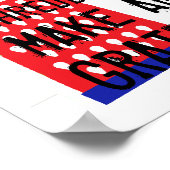 Machen Sie Amerika noch einmal Käse Trump lustigen Poster (Ecke)