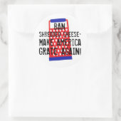 Machen Sie Amerika noch einmal Käse Trump lustigen Runder Aufkleber (Tasche)