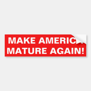 MACHEN SIE AMERIKA REIF WIEDER! AUTOAUFKLEBER
