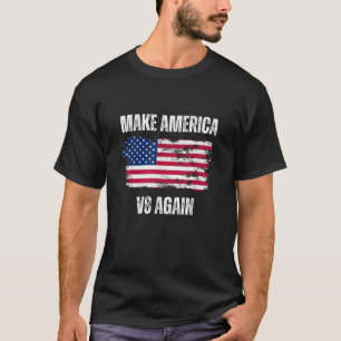 Machen Sie Amerika V8 wieder lustige Patriotic USA T-Shirt