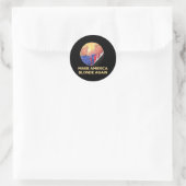 Machen Sie Amerika wieder blond _7 Runder Aufkleber (Tasche)