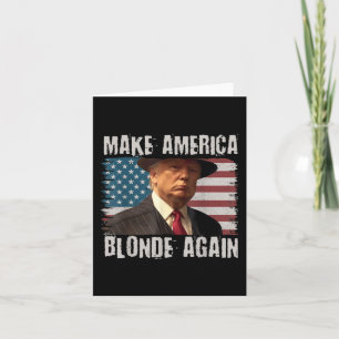 Machen Sie Amerika wieder blond Karte