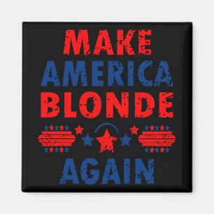 Machen Sie Amerika wieder Blonde Trump 2025 Funny  Magnet
