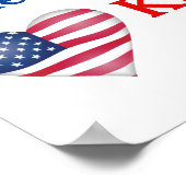 Machen Sie Amerika wieder ein Demonstrationspaket! Poster (Ecke)