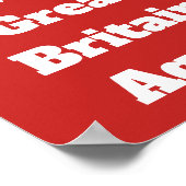 Machen Sie Amerika wieder ein Poster (Ecke)