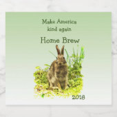 Machen Sie Amerika wieder ein Sonnenbiersiegel Bierflaschenetikett (Einzelnes Label)