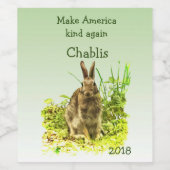 Machen Sie Amerika wieder ein Sonnenweinsiegel Weinetikett (Einzelnes Label)