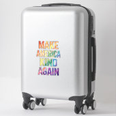 Machen Sie Amerika wieder fit mit Rainbow LGBTQ Ga Aufkleber (Koffer)