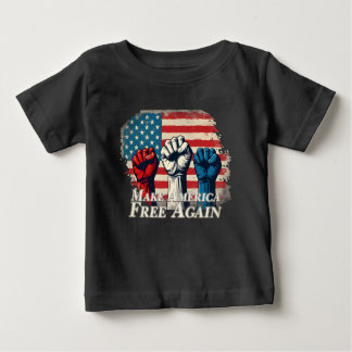 Machen Sie Amerika wieder frei von Kunstwerken Baby T-shirt