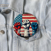 Machen Sie Amerika wieder frei von Kunstwerken Button (Beispiel)