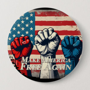 Machen Sie Amerika wieder frei von Kunstwerken Button