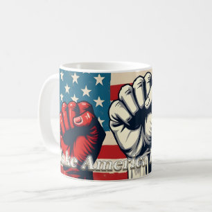 Machen Sie Amerika wieder frei von Kunstwerken Kaffeetasse