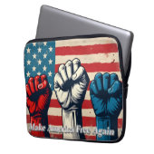 Machen Sie Amerika wieder frei von Kunstwerken Laptopschutzhülle (Vorderseite Links)