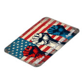 Machen Sie Amerika wieder frei von Kunstwerken Magnet (Linke Seite)