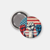 Machen Sie Amerika wieder frei von Kunstwerken Magnet (Vorderseite/Rückseite)