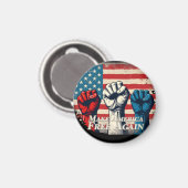 Machen Sie Amerika wieder frei von Kunstwerken Magnet (Vorderseite/Rückseite)