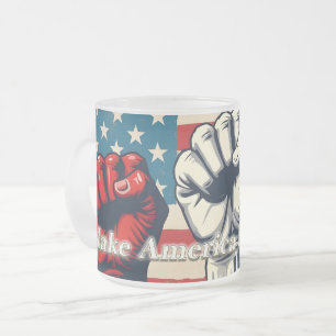 Machen Sie Amerika wieder frei von Kunstwerken Mattglastasse