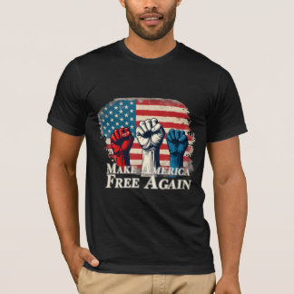 Machen Sie Amerika wieder frei von Kunstwerken T-Shirt