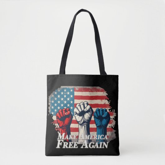 Machen Sie Amerika wieder frei von Kunstwerken Tasche (Vorderseite)