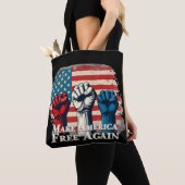 Machen Sie Amerika wieder frei von Kunstwerken Tasche (Von Nahem)