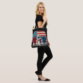 Machen Sie Amerika wieder frei von Kunstwerken Tasche (Am Model)
