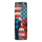 Machen Sie Amerika wieder frei von Kunstwerken Thermosbecher (Rückseite)