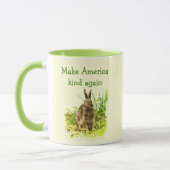 Machen Sie Amerika wieder freundlich Niedliche Kan Tasse (Links)