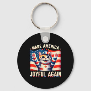 Machen Sie Amerika wieder glücklich Cat Ladys Kama Schlüsselanhänger