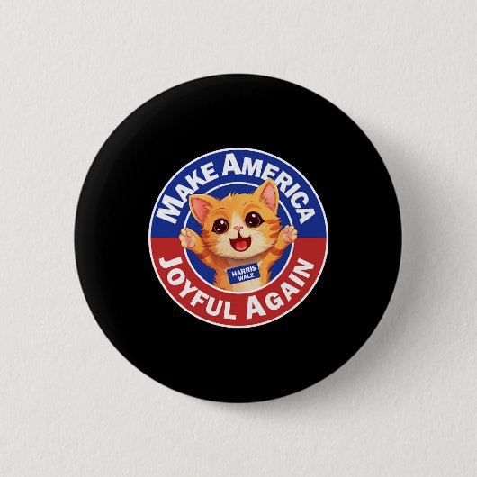 Machen Sie Amerika wieder glücklich Harris 2024 Ca Button (Vorderseite)