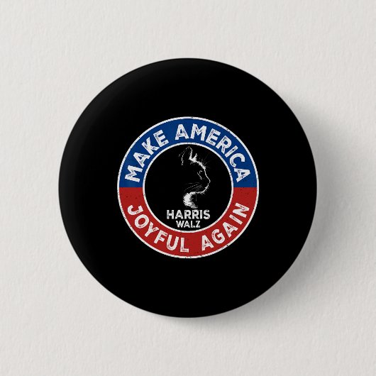 Machen Sie Amerika wieder glücklich Harris Wall 20 Button (Vorderseite)