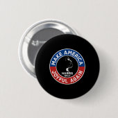 Machen Sie Amerika wieder glücklich Harris Wall 20 Button (Vorne & Hinten)