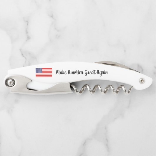 Machen Sie Amerika wieder groß patriotische amerik Kellnermesser (Vorderseite)