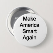 Machen Sie Amerika wieder intelligent Button (Vorne & Hinten)