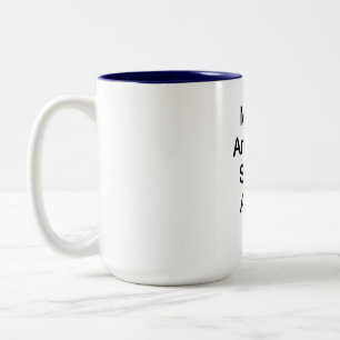 Machen Sie Amerika wieder intelligent Zweifarbige Tasse