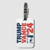 Machen Sie Amerika wieder sicher Trump Vance 2024  Gepäckanhänger (Vorderseite Vertikal)