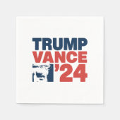 Machen Sie Amerika wieder sicher Trump Vance 2024  Serviette (Vorderseite)