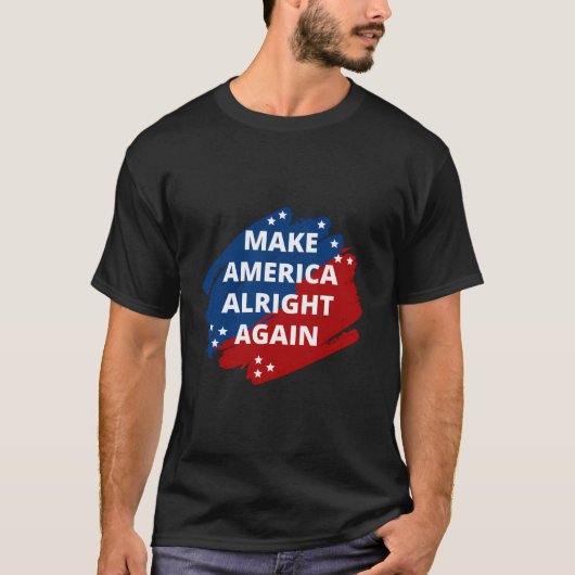 Machen Sie Amerika wieder wieder zu Typografie in T-Shirt (Vorderseite)