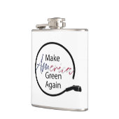 Machen Sie Amerika wieder zu einem grünen Ladegerä Flachmann (Links)