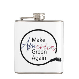 Machen Sie Amerika wieder zu einem grünen Ladegerä Flachmann