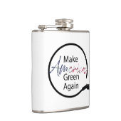 Machen Sie Amerika wieder zu einem grünen Ladegerä Flachmann (Rechts)