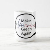 Machen Sie Amerika wieder zu einem grünen Ladegerä Kaffeetasse (Mittel)