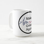 Machen Sie Amerika wieder zu einem grünen Ladegerä Kaffeetasse (Vorderseite Links)
