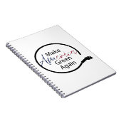 Machen Sie Amerika wieder zu einem grünen Ladegerä Notizblock (Rechte Seite)