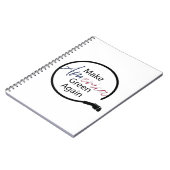 Machen Sie Amerika wieder zu einem grünen Ladegerä Notizblock (Linke Seite)